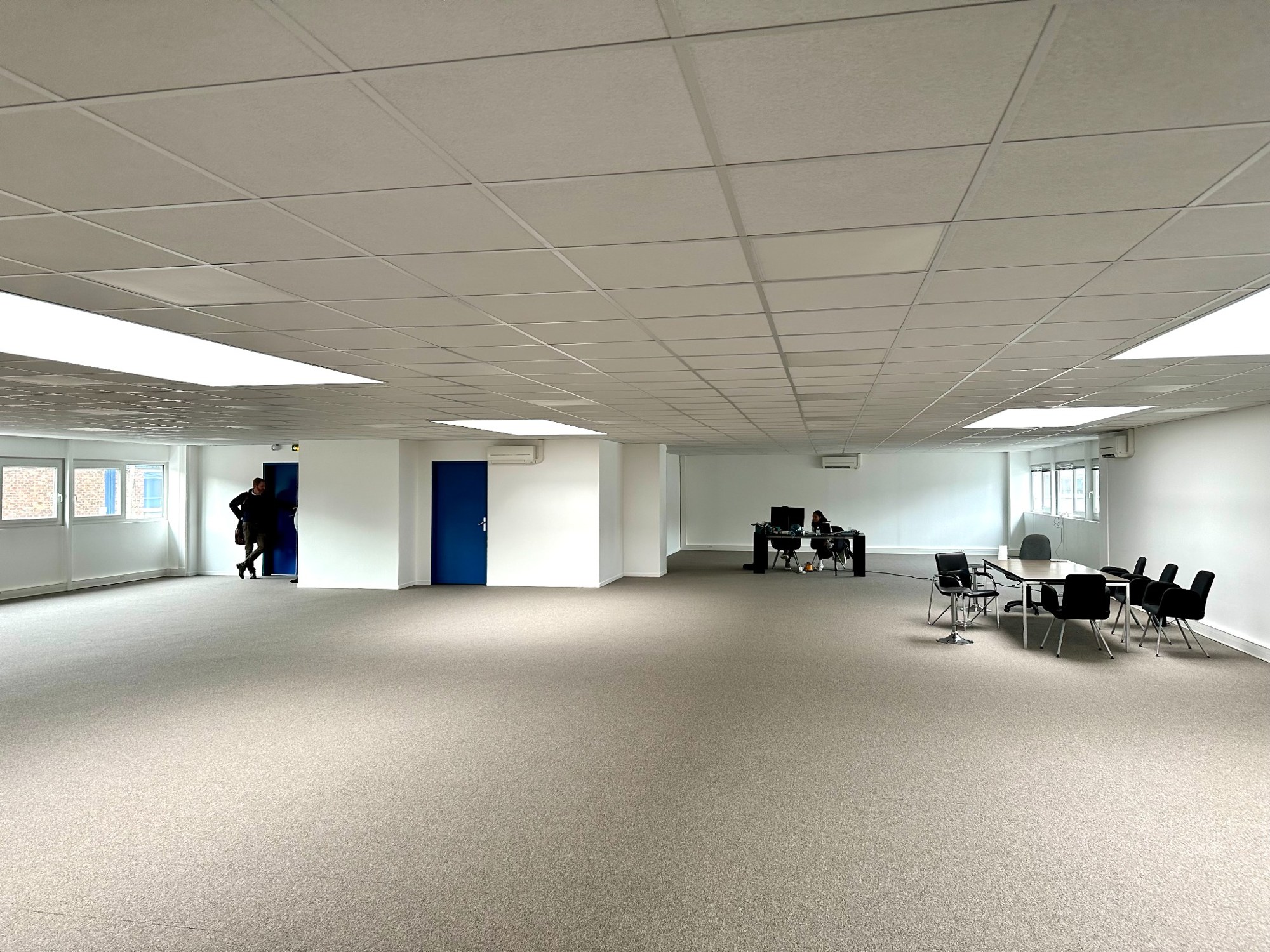 Le plateau avant cloisonnement à Saint-Denis